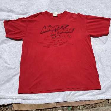90s Mighty Mouse スウェット Vtg 90s Mighty Mouse T Shirt vintage 1993 cartoon tv promo