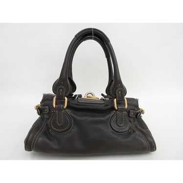 Vintage Chloé Paddington Bags Dark Brown Sold at Auction: Chloé dark brown leather Paddington bag