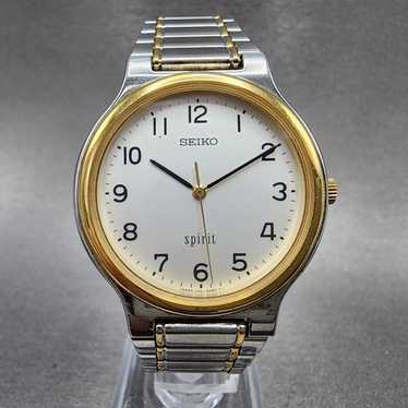 時計 SEIKO SPIRIT PANELIGHT 6L01-0010 TITAN Seiko Spirit Titanium Panelight - YouTube