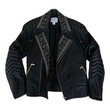 美品! H＆M × VERSACE メンズ オールレザー スタッズ ライダースL Versace for h&m mens - Gem