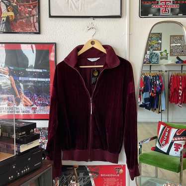 ジャケット・アウター 90s Christian Dior boa half coat wine L Vintage 1990s Christian Dior Jacket Red Crepe Tailored Made