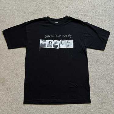 ミュージシャン matchbox twenty tour 2001 T-Shirt M Vintage Matchbox Twenty 2001 Tour Tshirt sz M – First Team