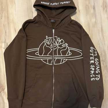 Broken Planet ジップフーディー ジップアップパーカー In-Hand Review] Broken Planet Market Zip Up Hoodie 'Olive