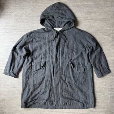 Veritecoeur　Linen Jacket　natural　きなり Namu Shop - Veritecoeur Relaxed Chore Jacket - White