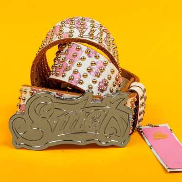 小物 Rare Ed Hardy Studs Design Belt Ed Hardy Tattoo Stud Belt | Hot Topic