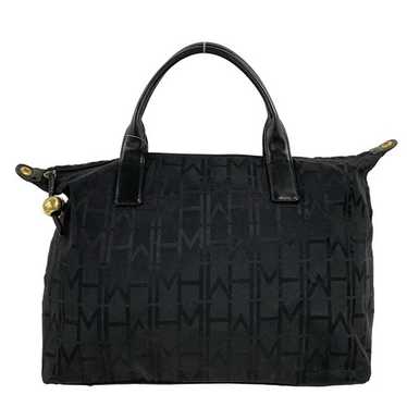 ♯378 HANAE MORI ハンドバッグ レザー クリーム色フォーマル SALE HANAE MORI ラウンドモチーフ 2way レザー バッグ