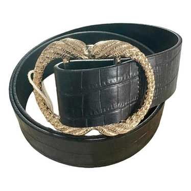 極美品　Sezane 革ベルト Fine Louve Belt - Ecru - Split cowhide leather - Sézane