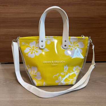 DEAN＆DELUCAハワイ新作トートバッグHibiscus 3 ways Tote Bag黄 HIBISCUS 3 WAY TOTE BAG - DEAN & DELUCA HAWAII