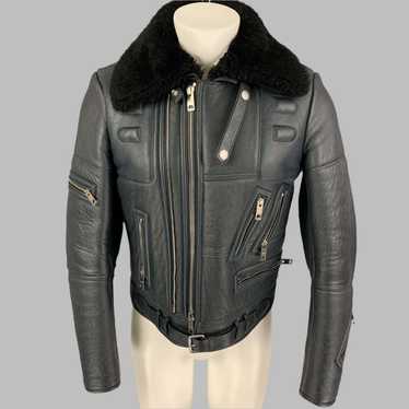 Burburry Prorsum ジャケット　サイズ38 BURBERRY PRORSUM Pre-Fall 2013 Size 38 Navy Coated Cotton