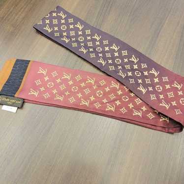 LOUIS VUITTON バンダナ・スカーフ 赤 4500225E0231 Louis vuitton scarf japan - Gem