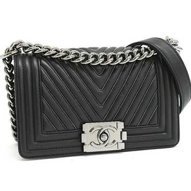 【Chanel】シャネル★Boy20★ボーイ20★ベルベット★チェーン BOY CHANEL シャネル ボーイシャネル チェーンウォレット AP1117