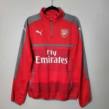 ウェア PUMA Arsenal 15-16 training fleece top Puma 2015/16 Arsenal Gunners Football Track Top Jacket Men's