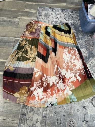 miele floral midi skirt
