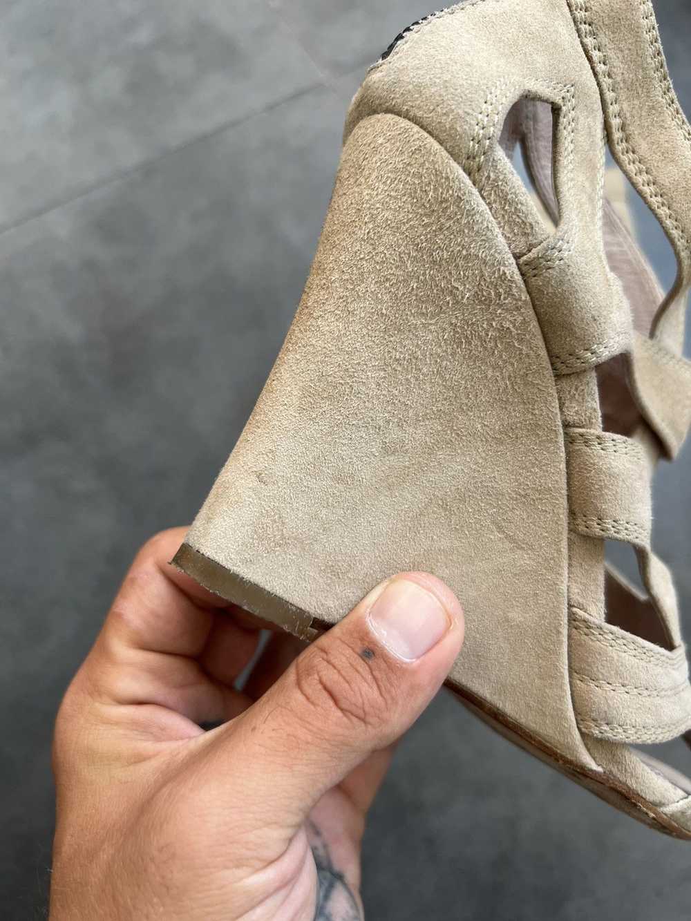 Miu Miu × Prada × Vintage Y2k Miu Miu wedge platf… - image 3