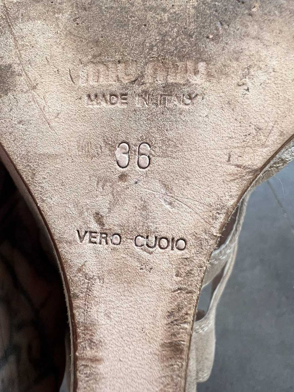 Miu Miu × Prada × Vintage Y2k Miu Miu wedge platf… - image 7