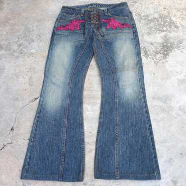 TORNADO MART 退廃 crash design cut sew Distressed denim × tornado - Gem