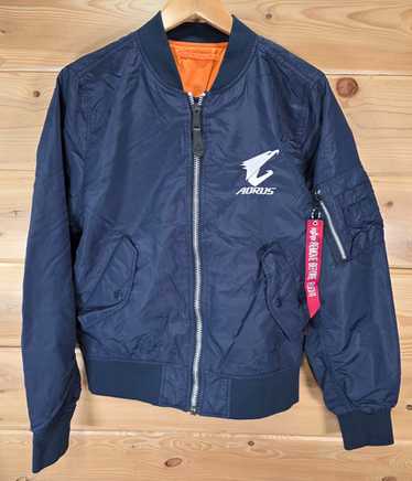 80s usa製 alpha ma-1 M reversible flight Vintage Alpha Industries Mens Jacket Reversible Ma 1 Flyers