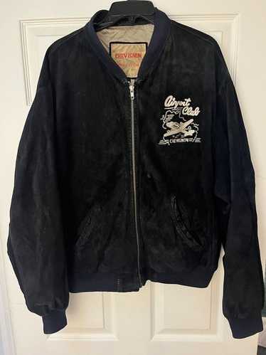 80-90s 2XL シェビニオン ジャケット ナイロンポリエステルヴィンテージ 古着 90s NAUTICA COMPETITION 両面 ロゴ プリント ナイロン