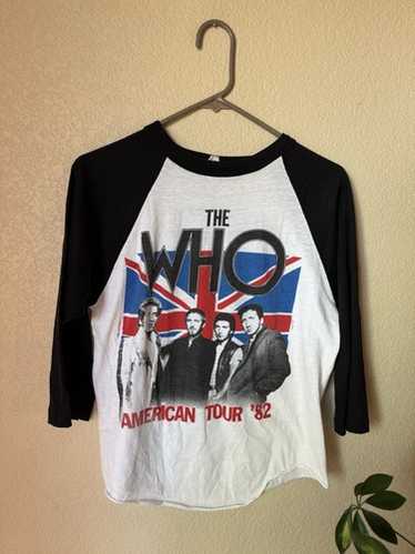 【vintageバンドT】THE WHO FAREWELL TOUR '82 Vintage T-Shirt: The Who Farewell Tour Concert 1982 - Great