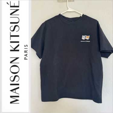 ★関税込★Adererror x MAISON KITSUNE★Yawn Fox T-Shirt★ Maison Kitsune x Ader Error Yawn Fox T-Shirt Black | eBay