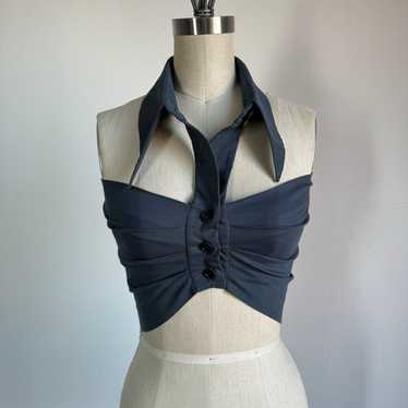 ROMEO GIGLI ブラックケープシャツ Romeo gigli top and - Gem