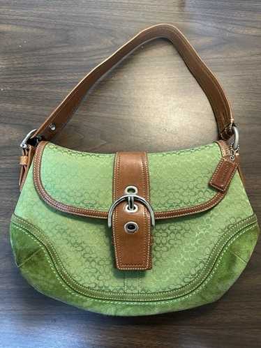 バッグ Coach Soho Green Suede Buckle Wristlet Coach | Bags | Coach Soho Green Suede Bag | Poshmark