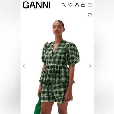 Ganni seersucker shorts - Gem