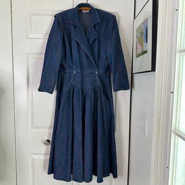 ワンピース MIUMIU Indigo Denim Dress with Bijou MIUMIU Indigo Denim Dress with Bijou - メルカリ