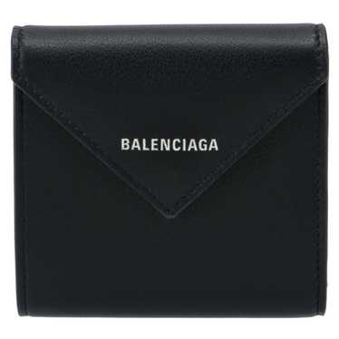 小物 BALENCIAGA PAPIER COMPACT WALLET BLACK Balenciaga Papier Mini Graffiti Wallet - Black | Garmentory