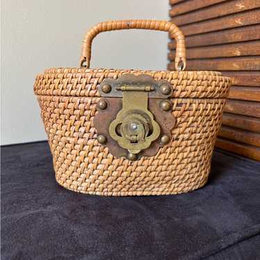 Nantucket basket purse - Gem