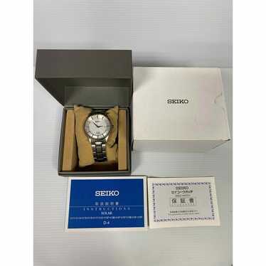 セイコー　ソーラー腕時計　V157-0BX0 TITANIUM SEIKO v157-0bx0 Titanium Solar Lightweight Stylish Near Mint