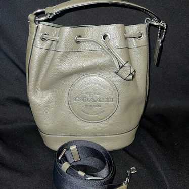 バッグ Vintage Coach Nicholas Green Bucket Bag Coach Vintage Nicholas Green Leather Bucket Bag Crossbody