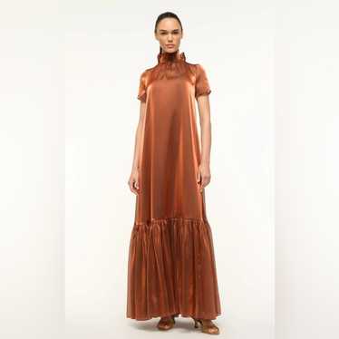 【Staud】 Tiered ruffled maxiドレス Staud Tiered ruffled maxi dress Staud