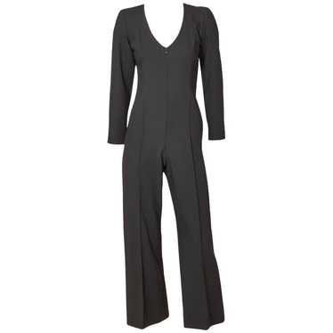 オールインワン・サロペット Saint Laurent JUMPSUIT WITH OPEN SLEEVES IN CREPE JERSEY Yves saint laurent jumpsuit - Gem
