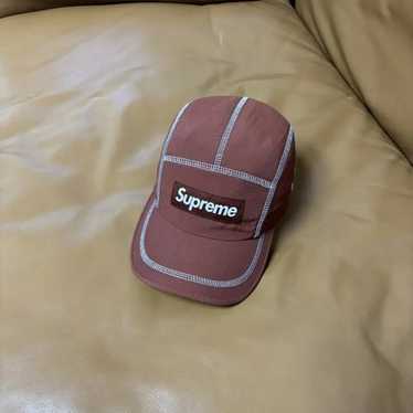 Supreme Reflective Stitch Camp Cap 黒色 Supreme Reflective Stitch Camp Cap (SS23) - $54