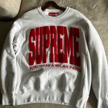 トップス Supreme Cities Arc Crewneck Supreme Cities Arc Crewneck (FW21) - $158