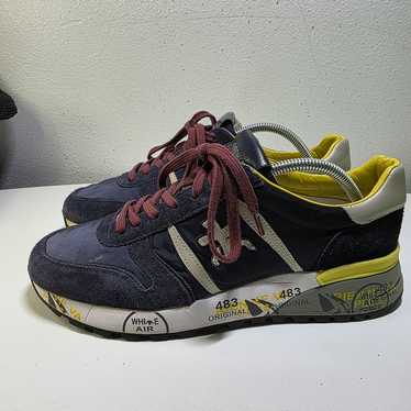 立体メッシュ×ブルーライン PREMIATA 43 VAR1527E Premiata.us | Sneakers | Man | Collection | Jackyx