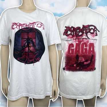 Lady gaga LITTLE MONSTERS Tシャツ M Tultex Lady Gaga Little Monsters 2010 Are My Heart White T