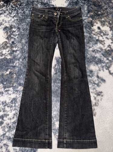 00s archive TORNADO MART leather jacket goatskin black W49cm