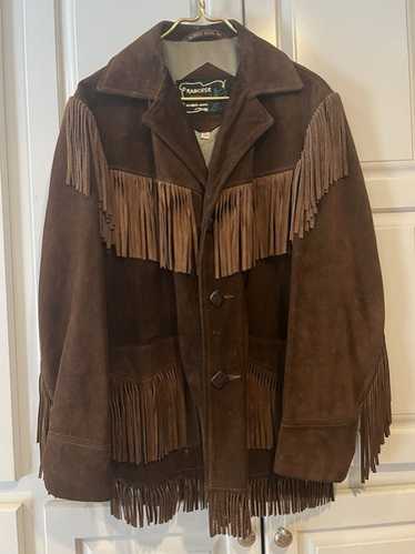 ジャケット・アウター 80s schott suede leather jacket 42 Schott 80s Suede Leather Bomber Jacket MA-1 Style Vintage