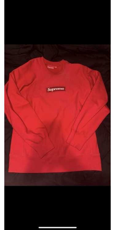 トップス supreme boxlogo crewneck 15aw Supreme FW15 Box Logo Crewneck Crew Sweater XL Grey Used | eBay