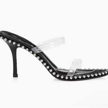 Alexander Wang ☆ブラック PVC Nova 85 Strappy ヒールサンダル NOVA 105mm PVC STRAP SANDAL in BLACK | alexanderwang®