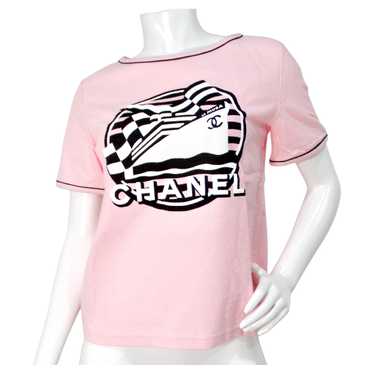CHANEL - 幻の逸品！CHANEL 2019 クルーズ ピンク Tシャツ 幻の逸品！CHANEL 2019 クルーズ ピンク Tシャツ
