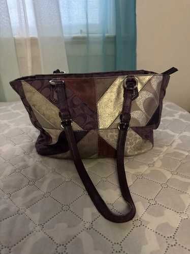 Y2k patchwork leather handbag - Gem