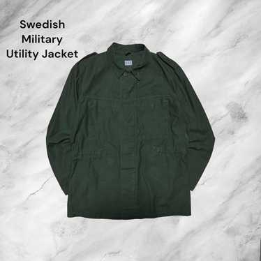 Deadstock Swedish Army M-84 utility jacket Euro Military