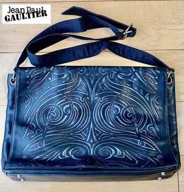 希少Jean Paul Gaultier 2way レザーバッグ 黒系