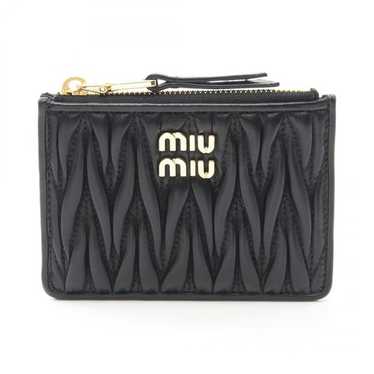 小物 MIU MIU Leather Wallet coin case Miu miu ◇coin case - Gem