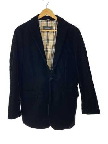 BURBERRY BLACK LABEL ベルベットジャケット LL バーバリーブラックレーベル ベルベット テーラードジャケット