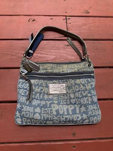 バッグ 2095 Coach Poppy Shoulder Bag Blue y2k 2095 Coach Poppy Shoulder Bag Blue y2k 943 | eBay