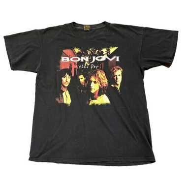 超レアL美品！90s BON JOVI 日本TOUR Tシャツ BROCKUM製 - メルカリ